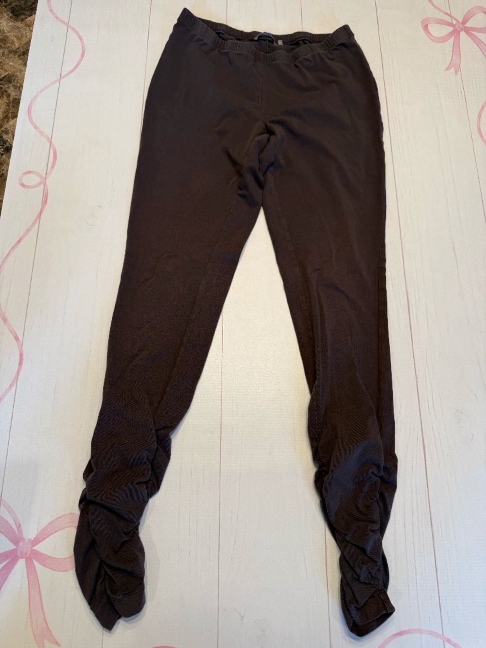 Sandwich cinched leggings Size XS